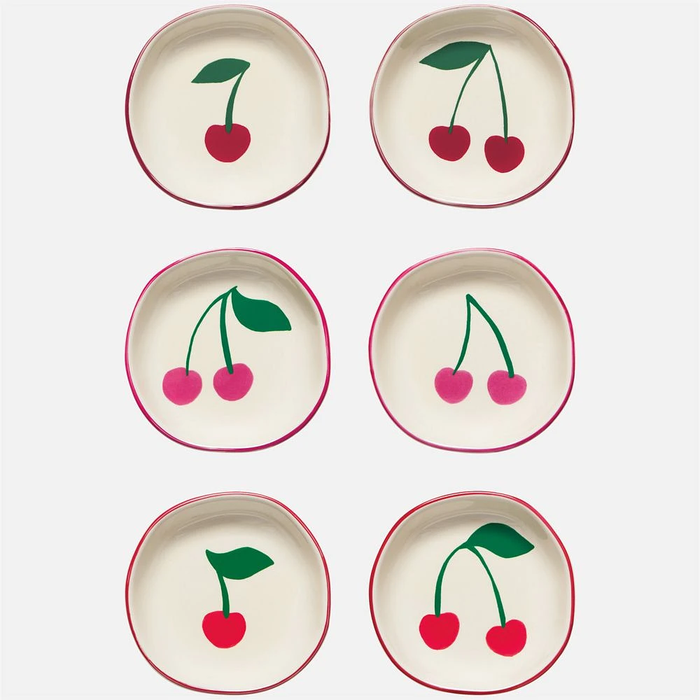 Very Cherry Pinch Assorted Bowls, Set of 6