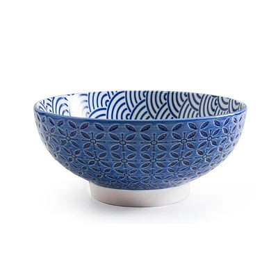 Aster Blue Serving Bowl 18.5cm by BIA