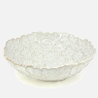 Bouquet White Serving Bowl by BIA