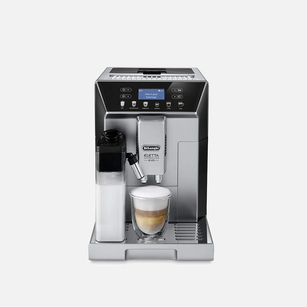 De'Longhi Eletta Evo Fully Automatic Espresso & Cappuccino Machine - Silver