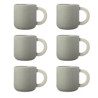 Set of 6 Sherbert Mugs by Maxwell & Williams (370 ml