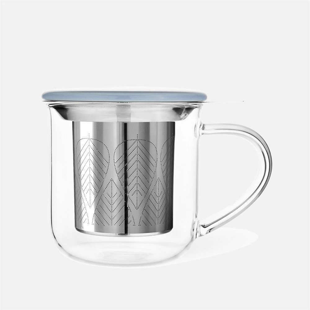 Tasse à infuser « Minima Eva » avec couvercle bleu par Viva