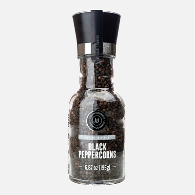 The Classic Black Peppercorn Glass Grinder 