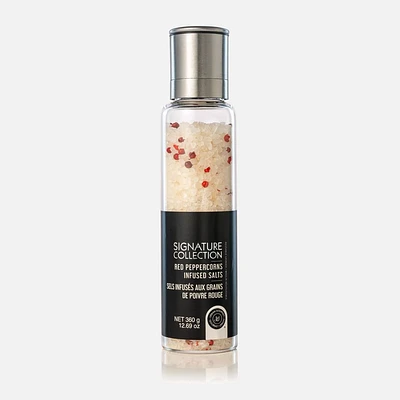 Signature 9" Red Peppercorns Salt 360g