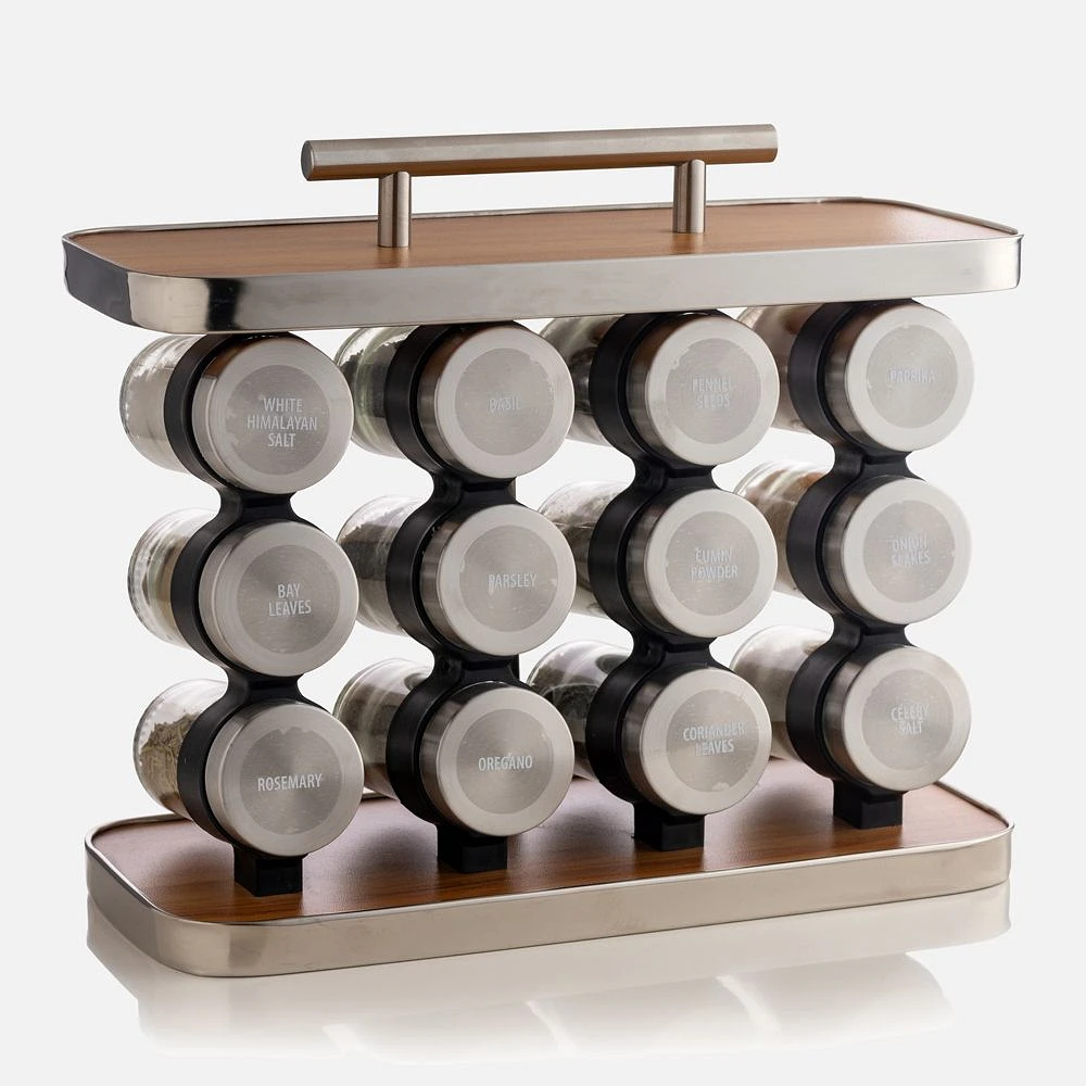 Aurora Spice Rack, 12 Pieces