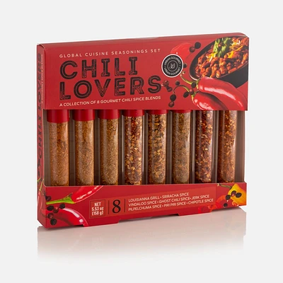 Set d'assaisonnement 8 pièces - Chilli Lover