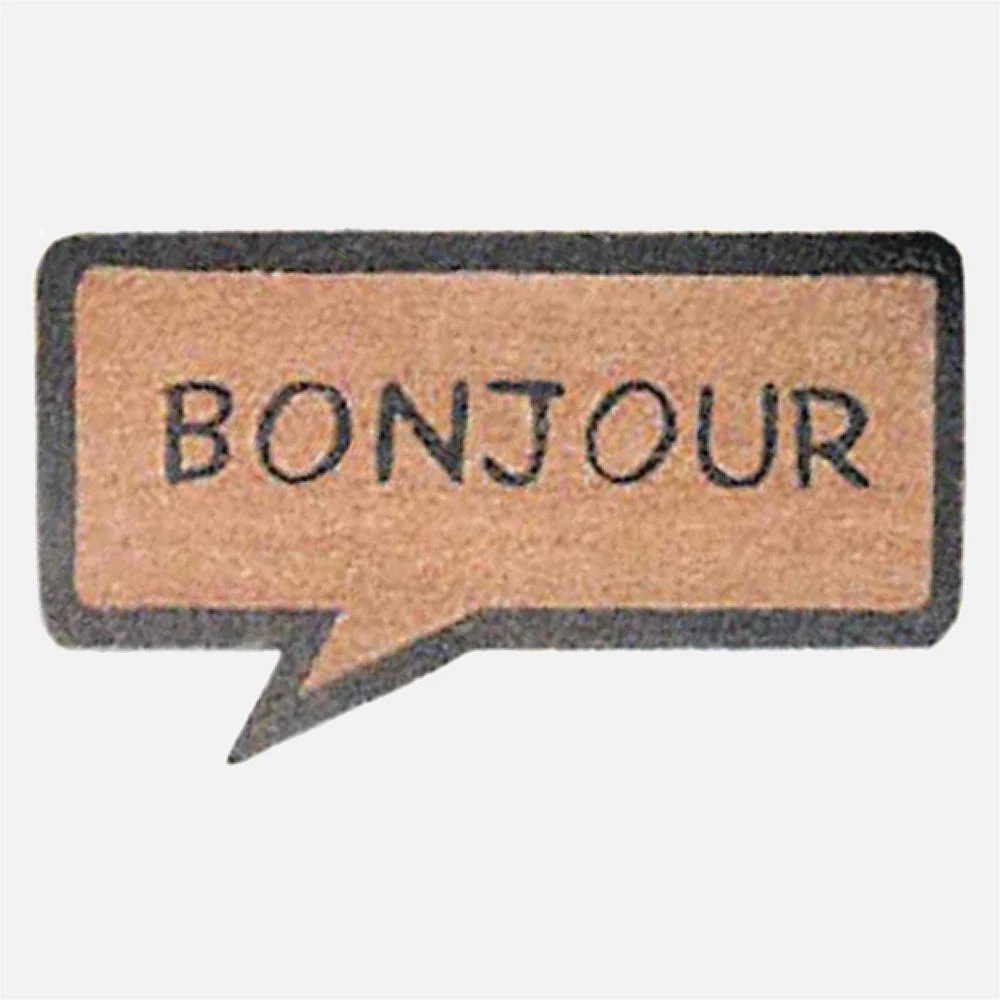 « Bonjour » Doormat - 18x30"