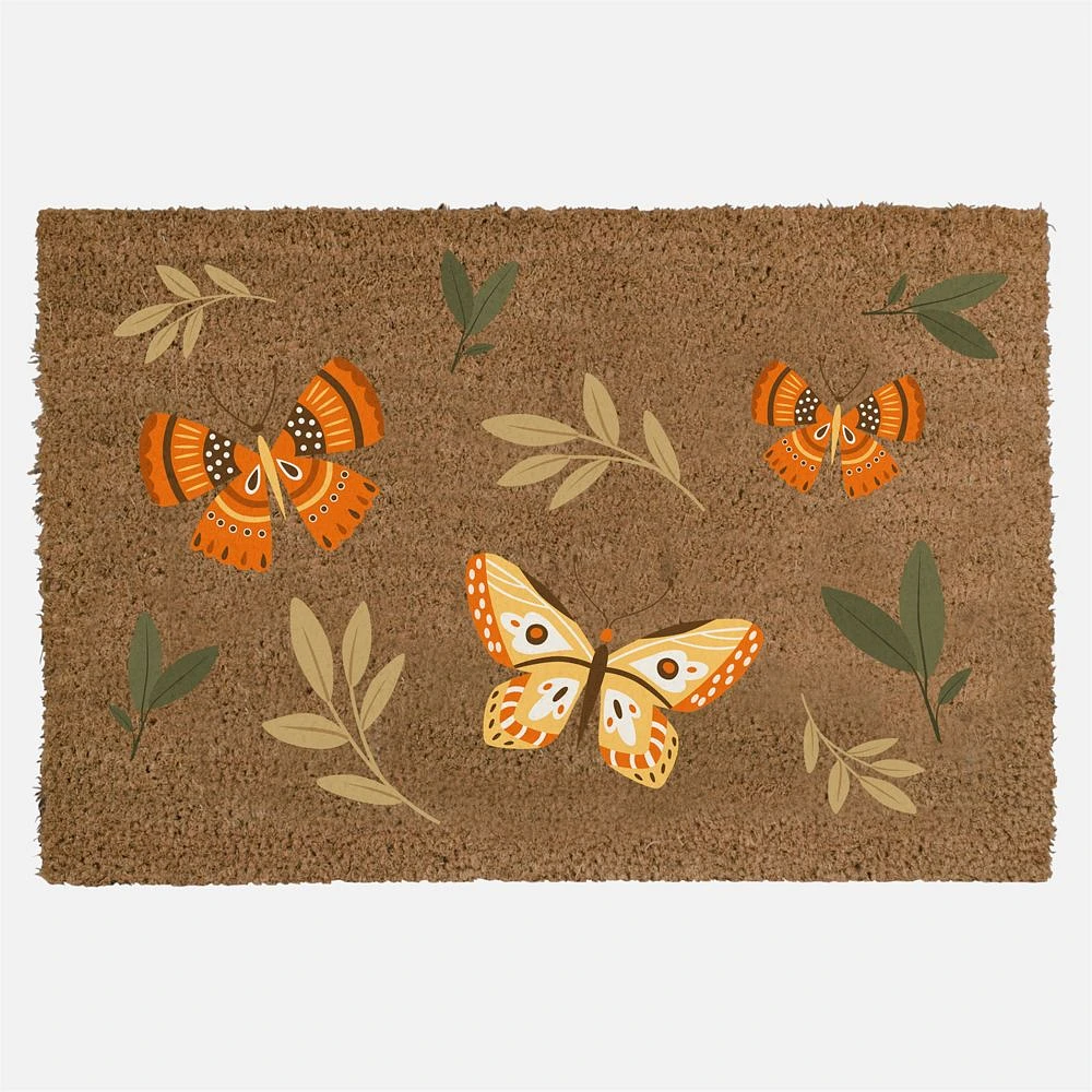 Autumn Butterflies Doormat - 18x30"