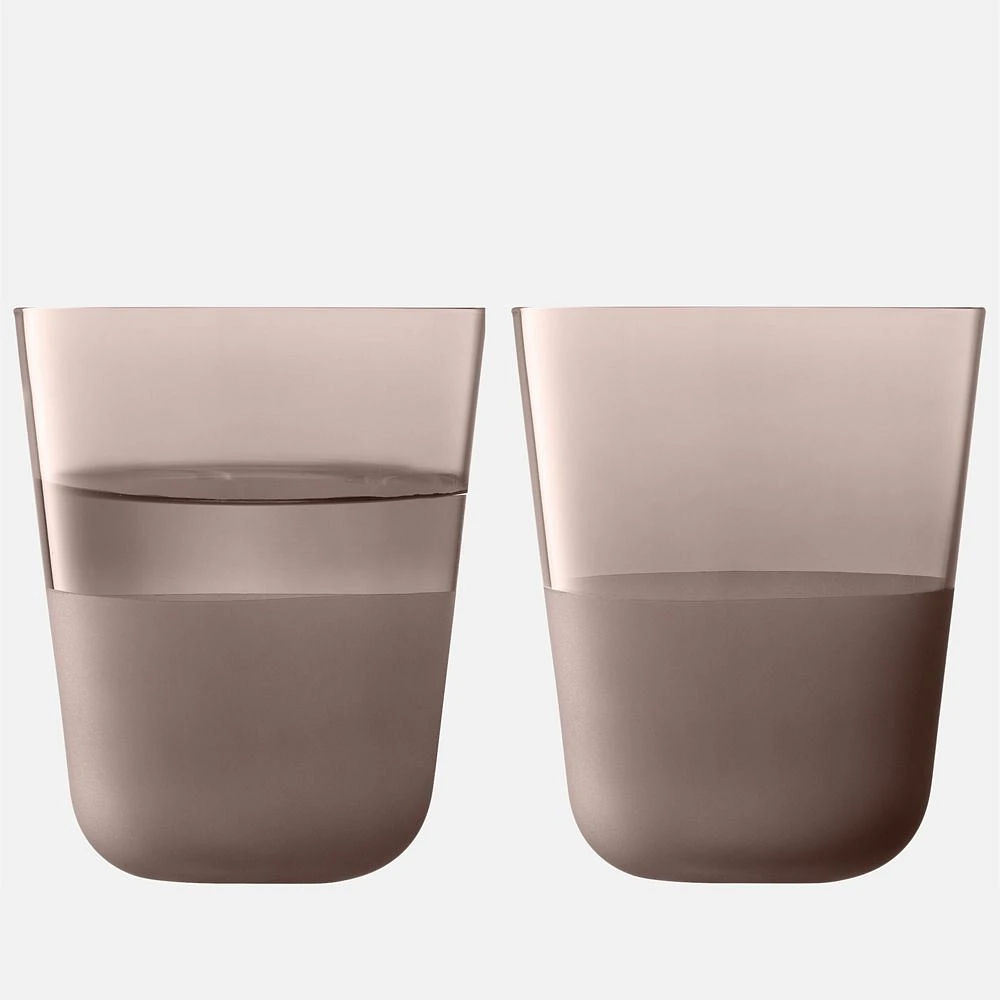 Arc Contrast Tumblers, Set of 2 - 380ml