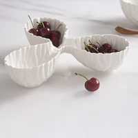 Mascali Bianca 3-Section Service Bowl