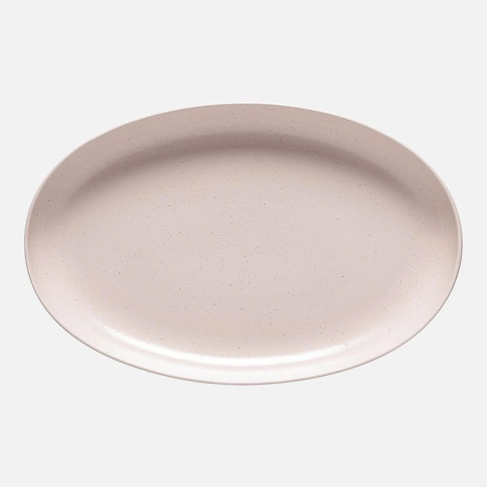 Pacifica Marshmallow Oval Platter by Casafina