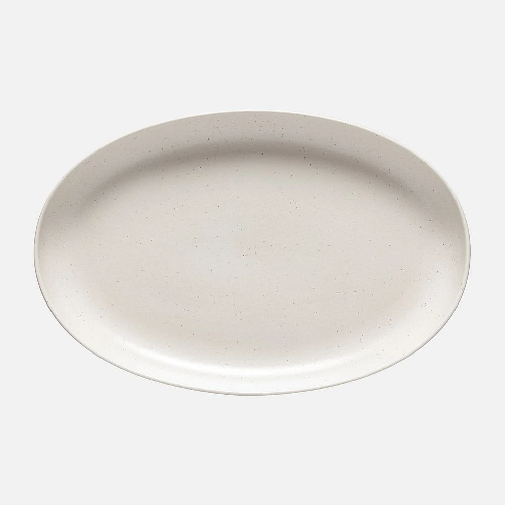 Pacifica Vanilla Oval Platter by Casafina