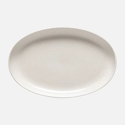 Pacifica Vanilla Oval Platter by Casafina