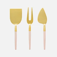 Rosé 3-Piece Cheese Set by David Shaw