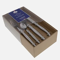 Jean Dubost Laguiole 24-Piece Stainless Steel Flatware Set