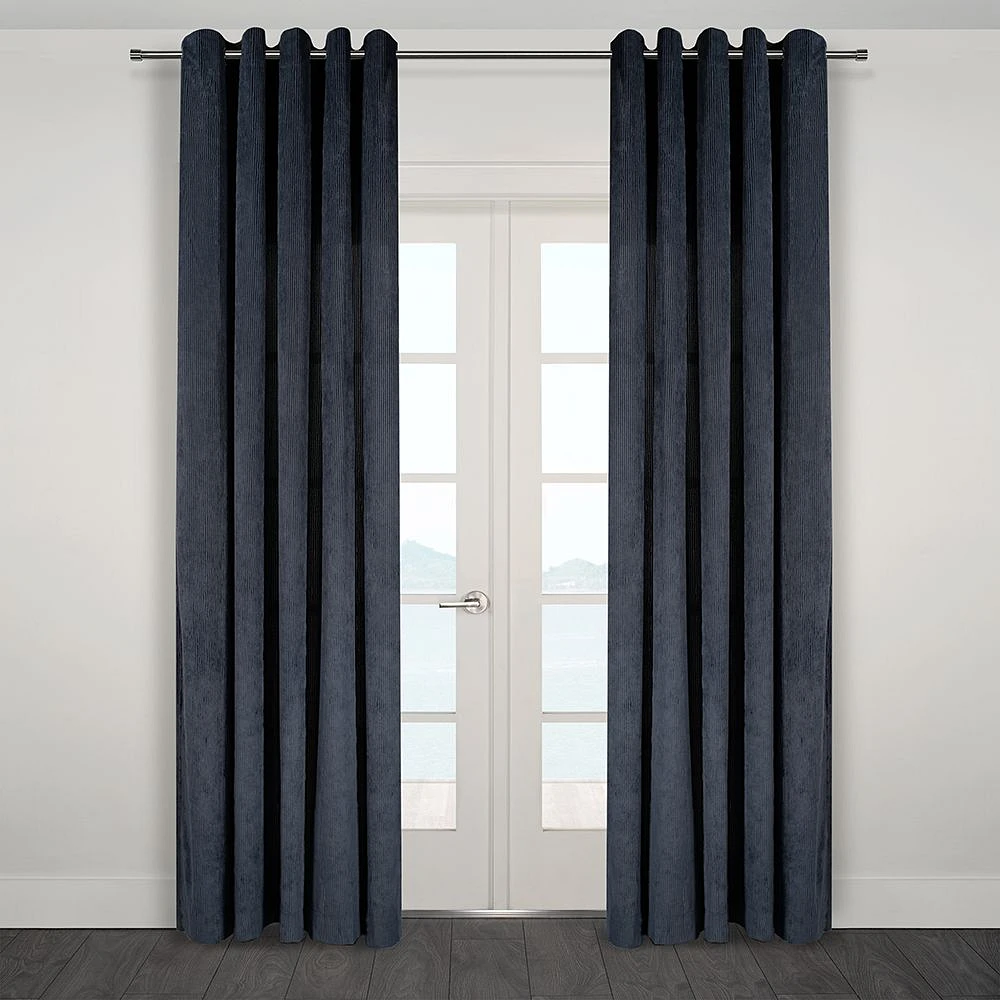 Duchess Corduroy Grommet Jacquard Curtain