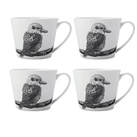 Set of 4 Marini Ferlazzo Kookaburra Mugs by Maxwell & Williams