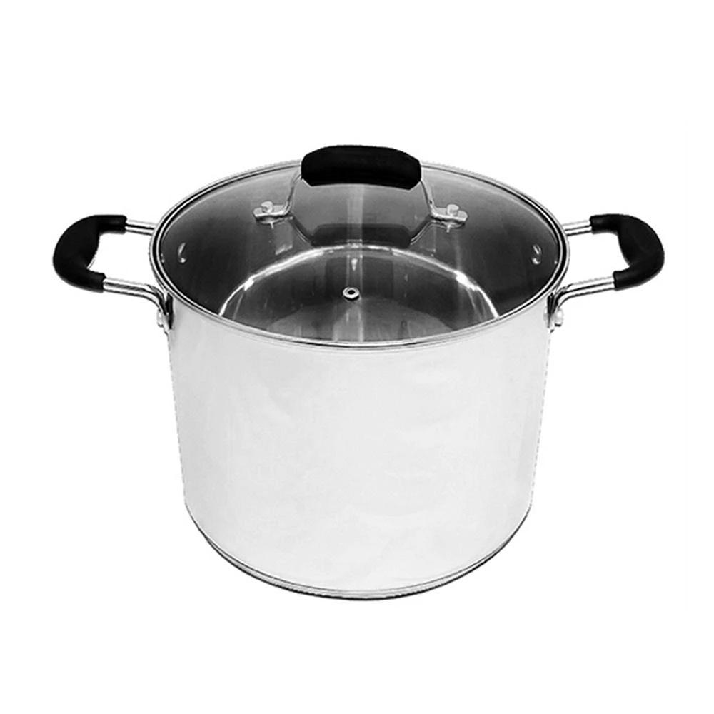 Stainless Steel Stock Pot - 15.5L