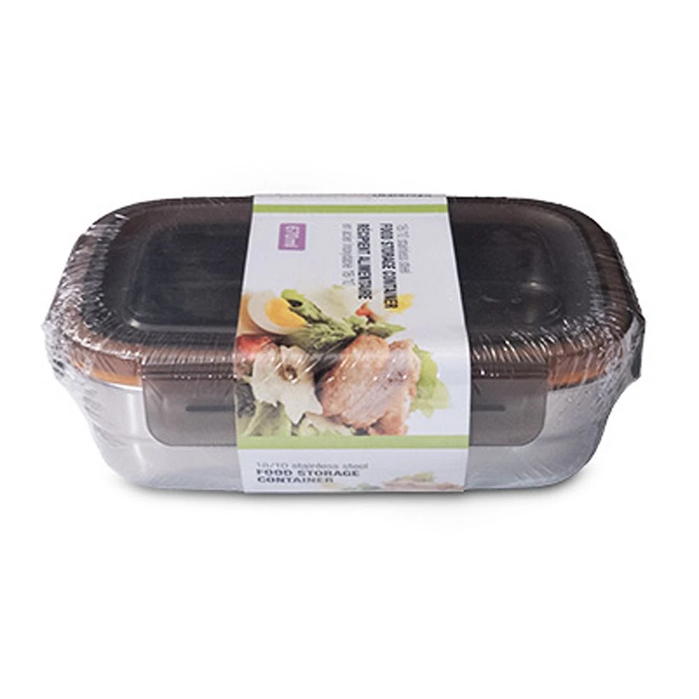 18/10 Stainless Steel Food Storage Container - 670ml