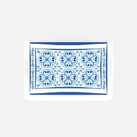 Blues Rectangular Tray With Handle