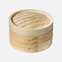 Joyce Chen 2-Tier Bamboo Steamer Baskets - 10''