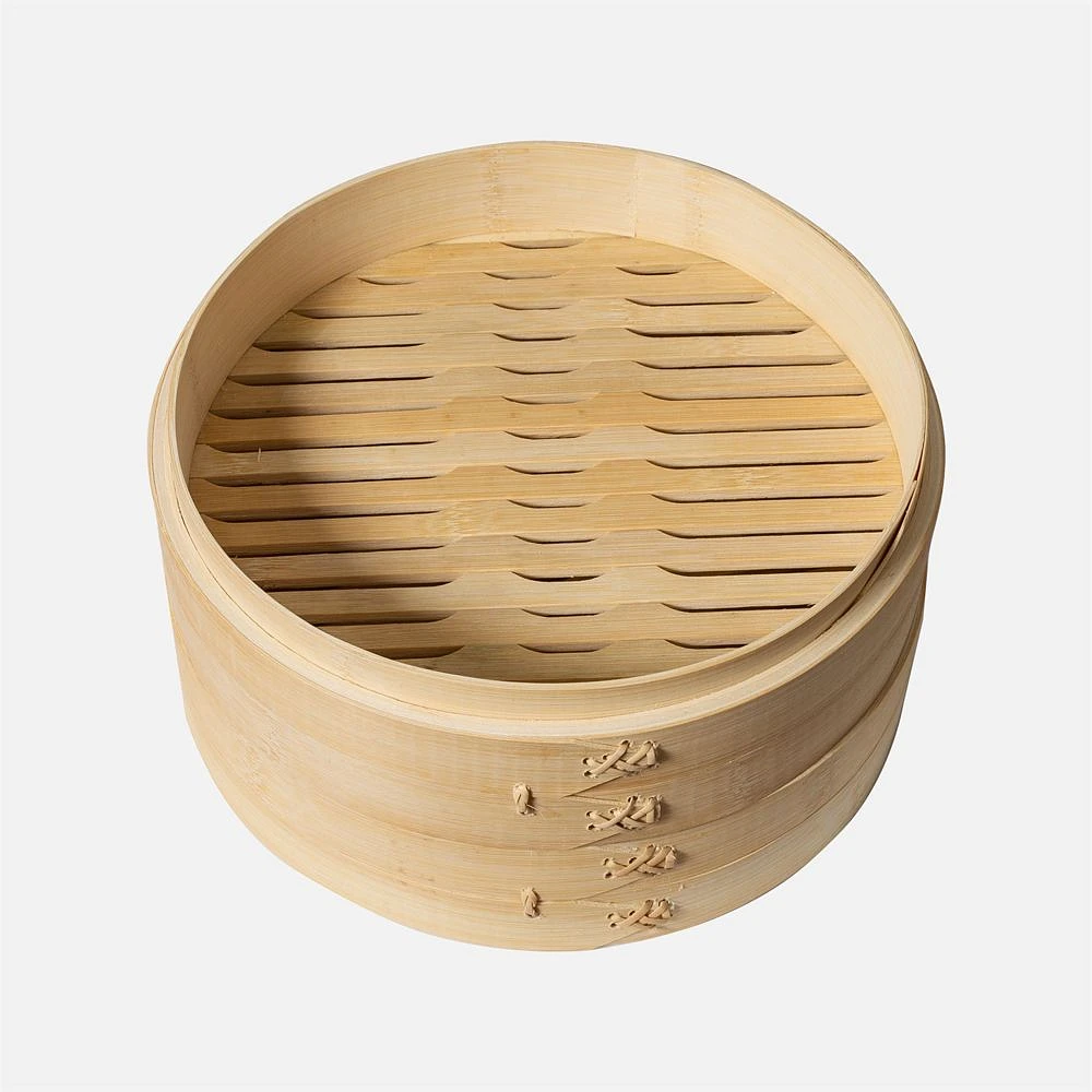 Joyce Chen 2-Tier Bamboo Steamer Baskets - 10''