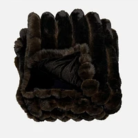 Sable Faux Fur Bed Runner