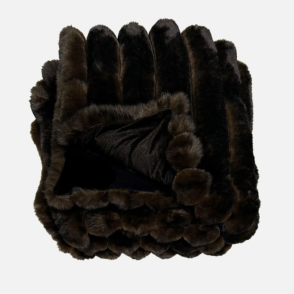 Étole de Lit « Sable Faux Fur »