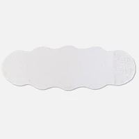 Tapis fausse fourrure - Blanc,  24 x 36 po