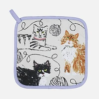 Feline Friends Pot Holder