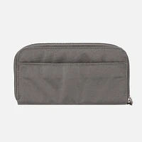 Travelon Double Zip Clutch Wallet - Smoke