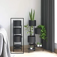Foldable 6-Tier Planter - Black