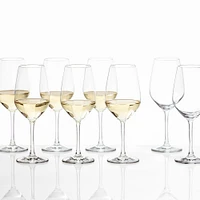 Forte Set of 6 + 2 Schott Zwiesel Free White Wine Glasses