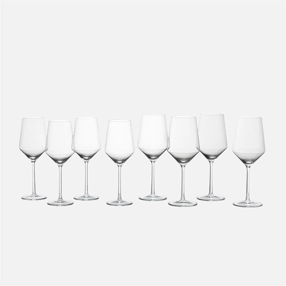 Set of 8 Schott Zwiesel Pure Wine Glasses