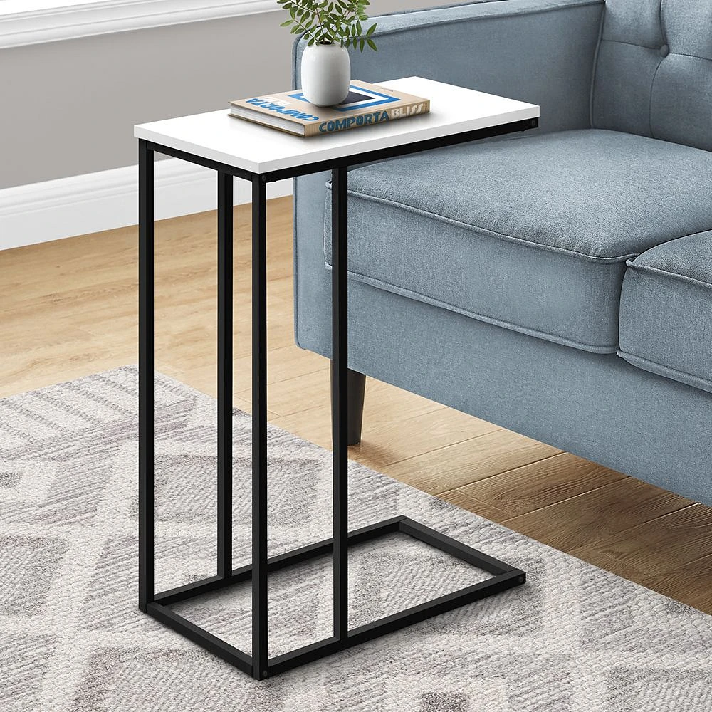 Frederike White Accent Table