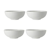 Set of 4 White Basics Coupe Bowls by Maxwell & Williams (12 cm)