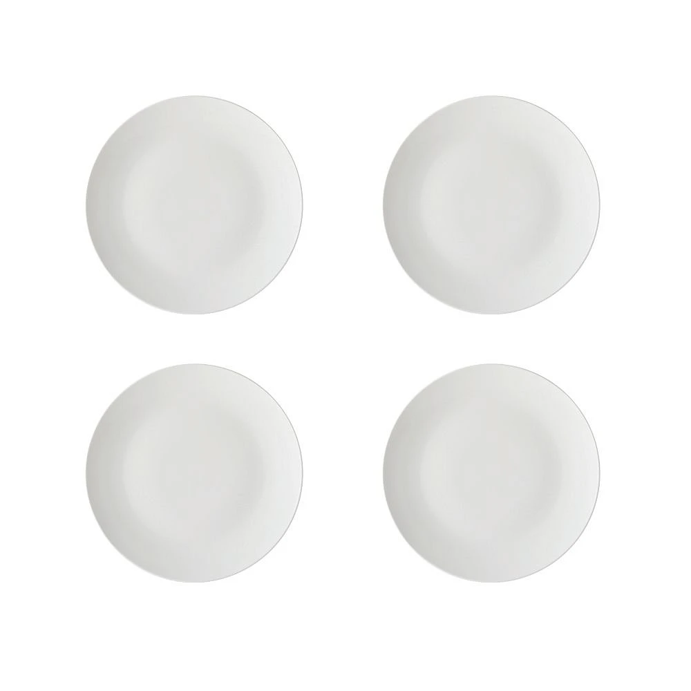 Set of 4 White Basics Soupe Side Plates by Maxwell & Williams (19 cm)