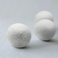 Gleener Dryer Dots Eco-Friendly Softener – Pack of 3 Dryer Balls - Ivory