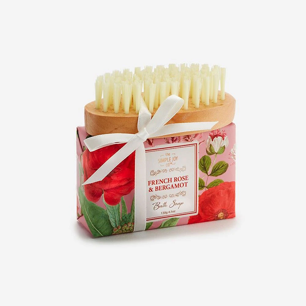 Coffret cadeau savon de bain et brosse à ongles, ensemble de 2 - Assortis