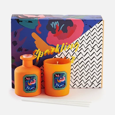 Reed Diffuser & Candle Gift Set - Sparkling Cider
