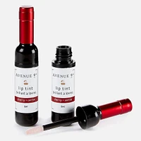 Gloss pour les lèvres parfumé à la cerise, design bouteille de vin