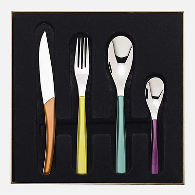 Quartz 24-piece Flatware set by Guy DeGrenne