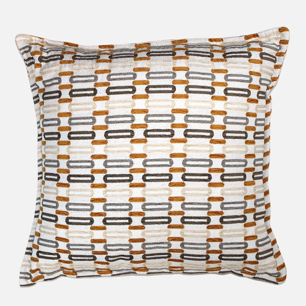 Geo Jacquard Chenille Cushion