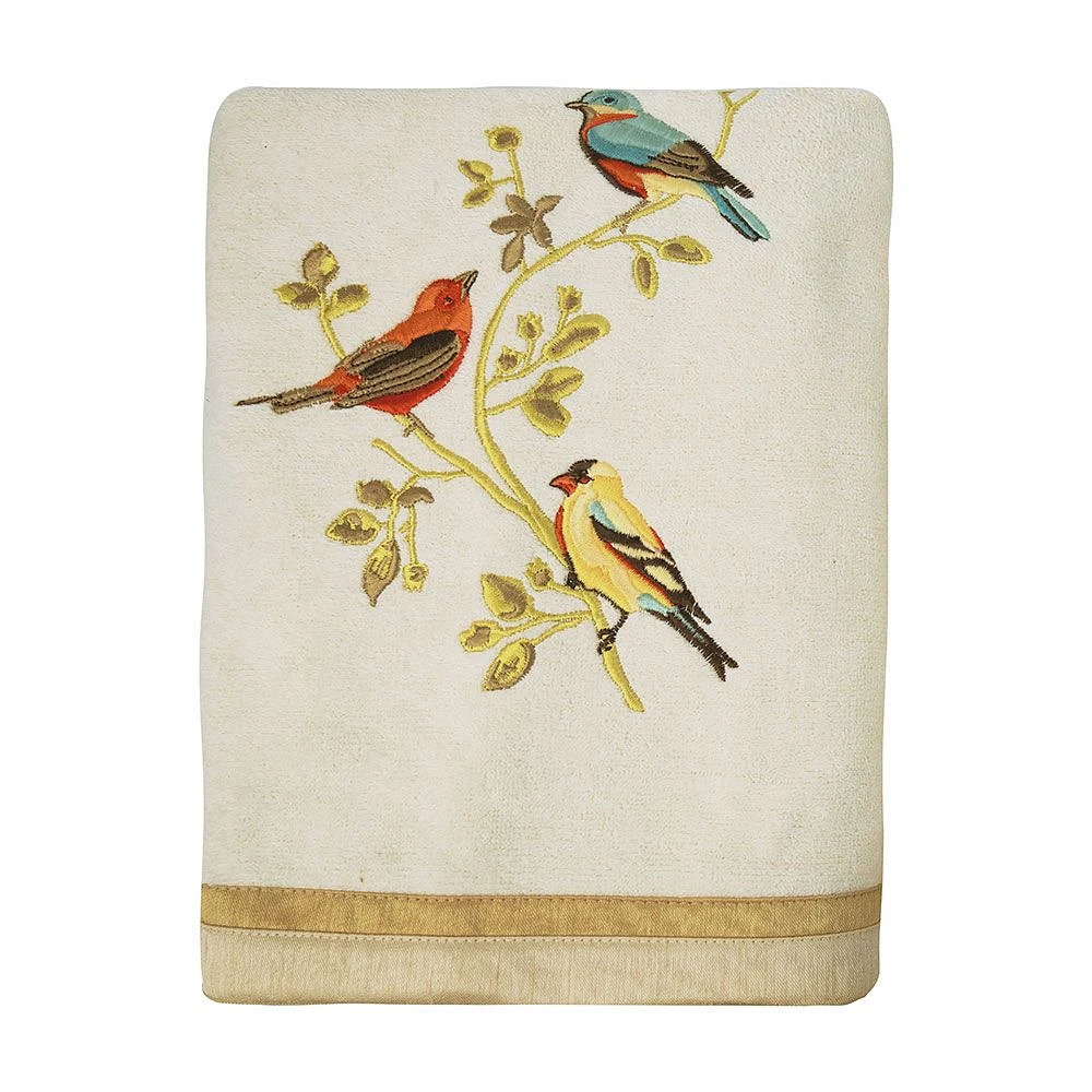 Gilded Birds Bath Towel by Avanti