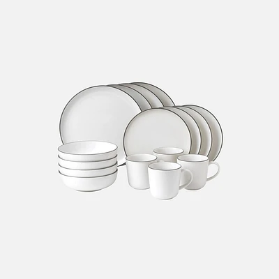 Gordon Ramsey Bread Street Dinnerware Set, 16 Pieces