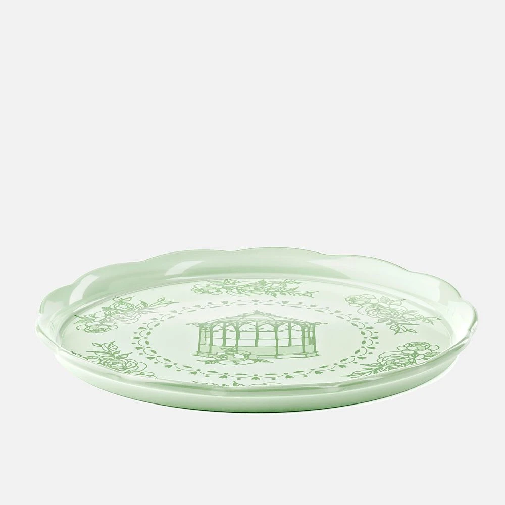 Josephine Grand plat rond - Vert