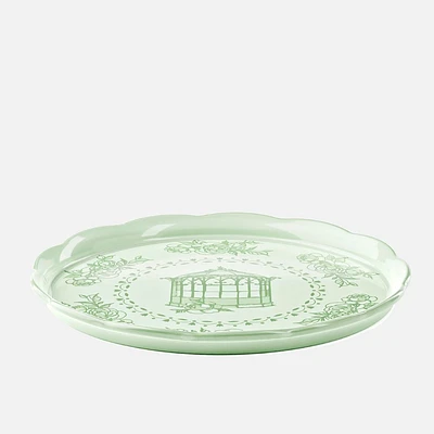 Josephine Grand plat rond - Vert