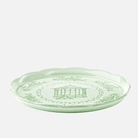 Josephine Grand plat rond - Vert