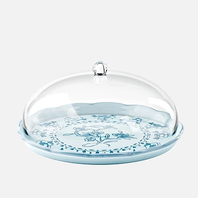 Josephine Cake Serving with Dome - Light Blue