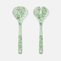 Josephine Salad Servers, 2 Pieces - Green